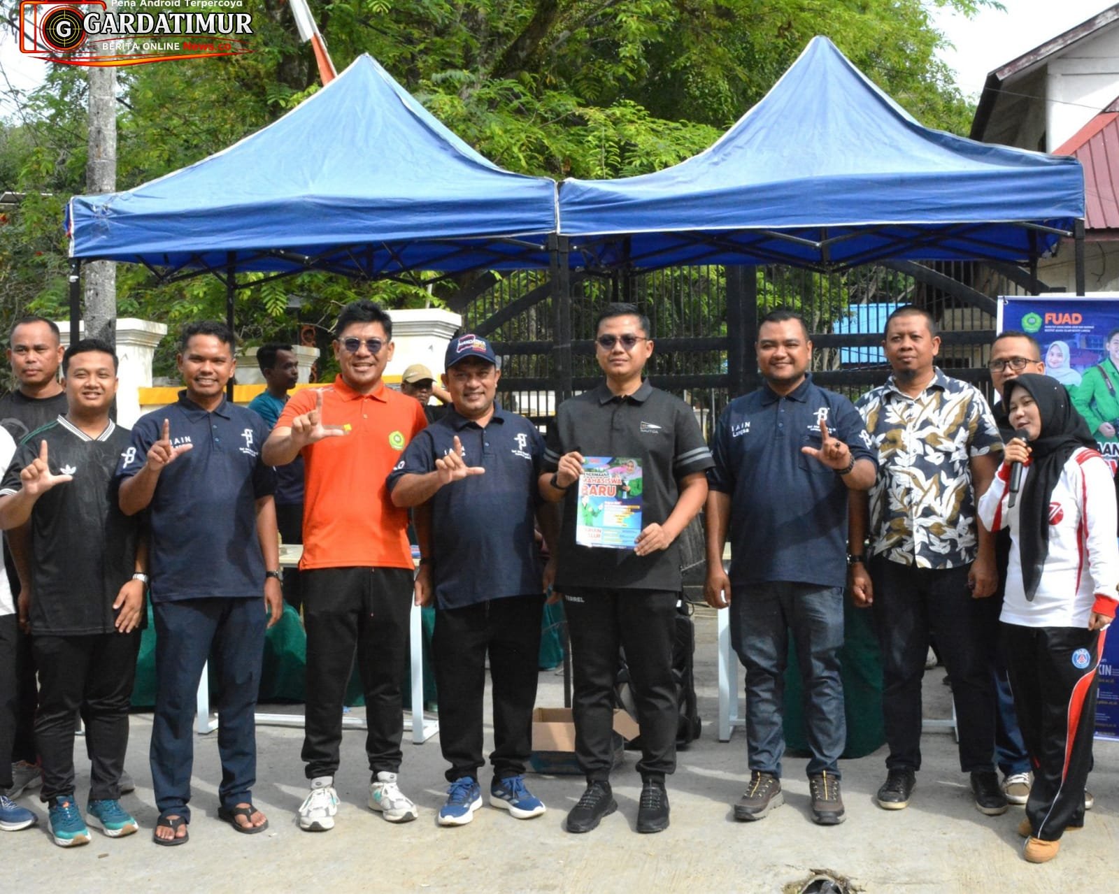 Suasana keramaian warga di Car Free Day Kota Langsa.